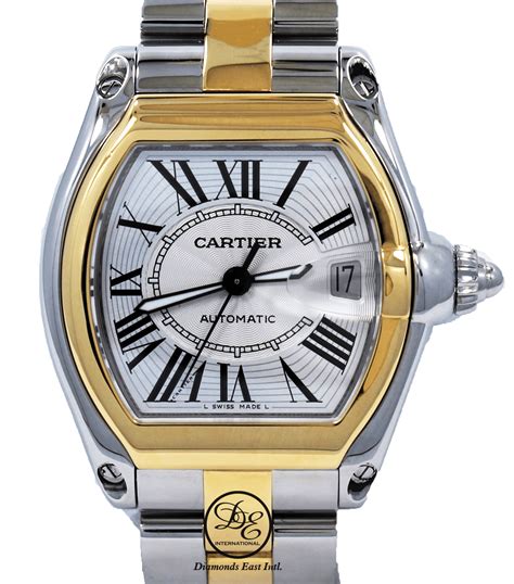 cartier roadster gold with diamonds